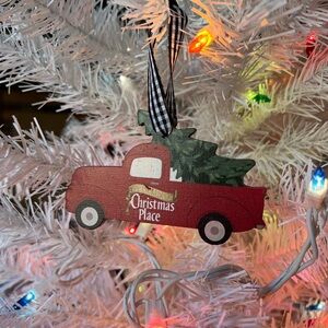 Rare Vintage 1974 Red Truck
Christmas Place Wooden
Ornament